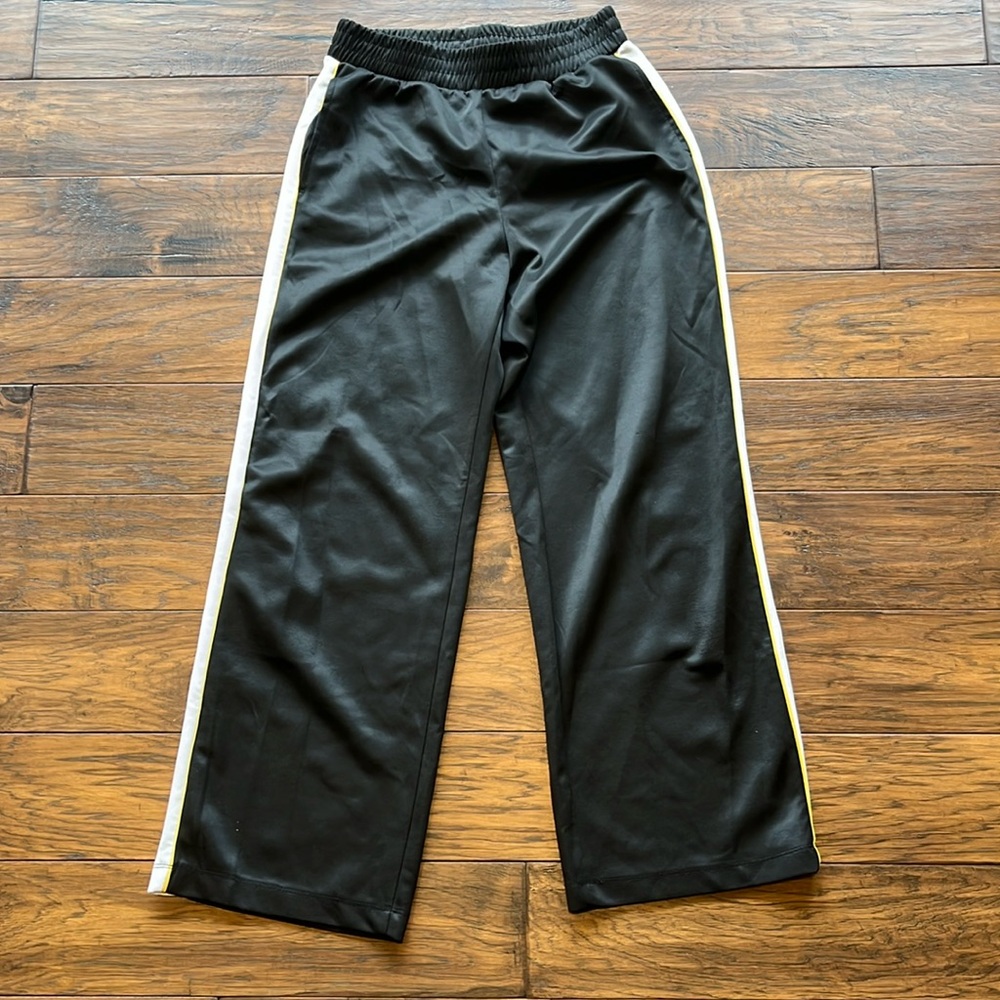 H&M Black Straight Leg Track Pants